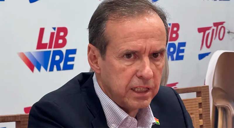 Quiroga acusa a Rodrigo Paz de encubrir la corrupción y prolongar el modelo del MAS