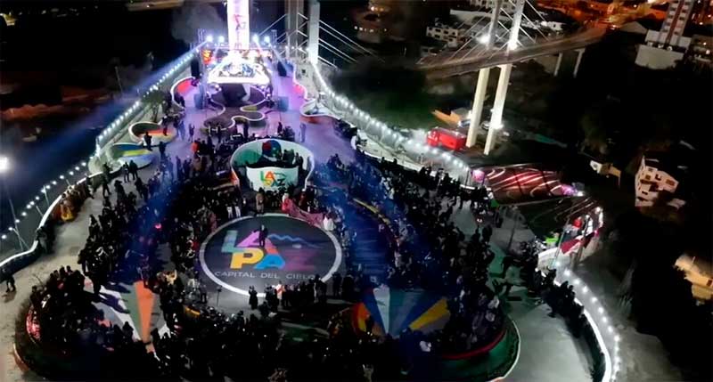 La Paz se convierte en la Capital del Hielo en las fiestas julianas