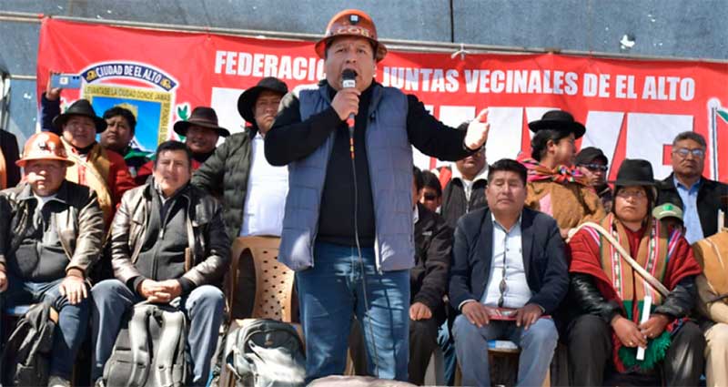 Dirigentes del MAS anuncian toma definitiva de La Paz para forzar la caída de Rodrigo Paz