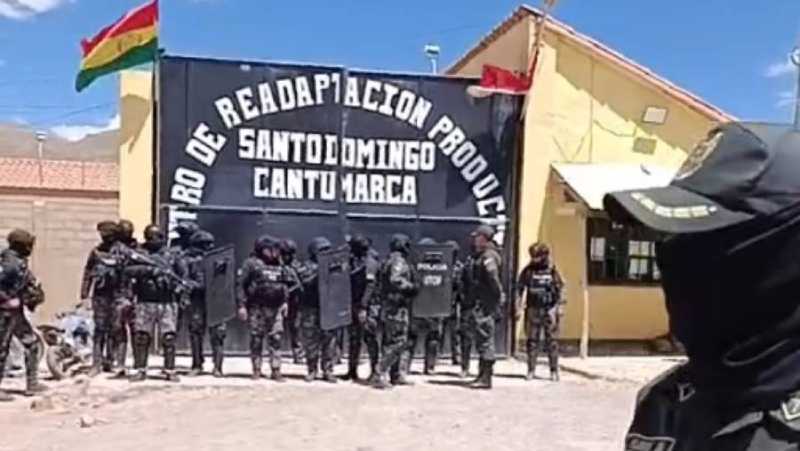 Explosión con heridos en el penal donde está recluido Róger Mariaca