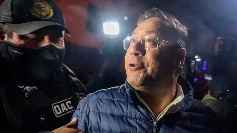 Fianza de Bs 10 mil y arraigo para Luis Arce por caso mujer embarazada