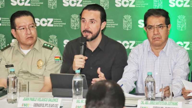 Velasco exige frenar sicariato y reclutamiento de jóvenes en Santa Cruz