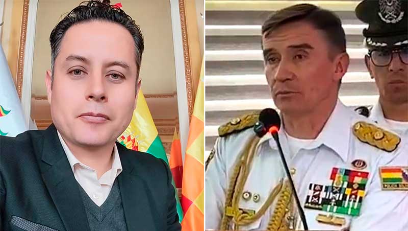 Edmand Lara vincula al coronel Jhonny Sokol con el caso de las narcomaletas