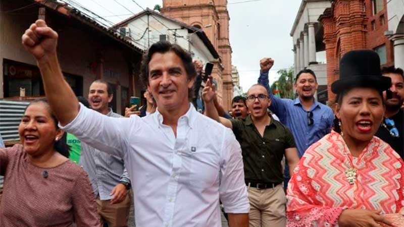 Saavedra rompe récords como el candidato más votado de toda Bolivia