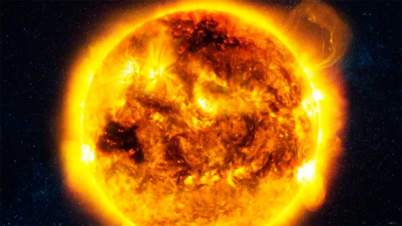 Si no hay oxígeno en el espacio, ¿cómo es que arde el Sol?